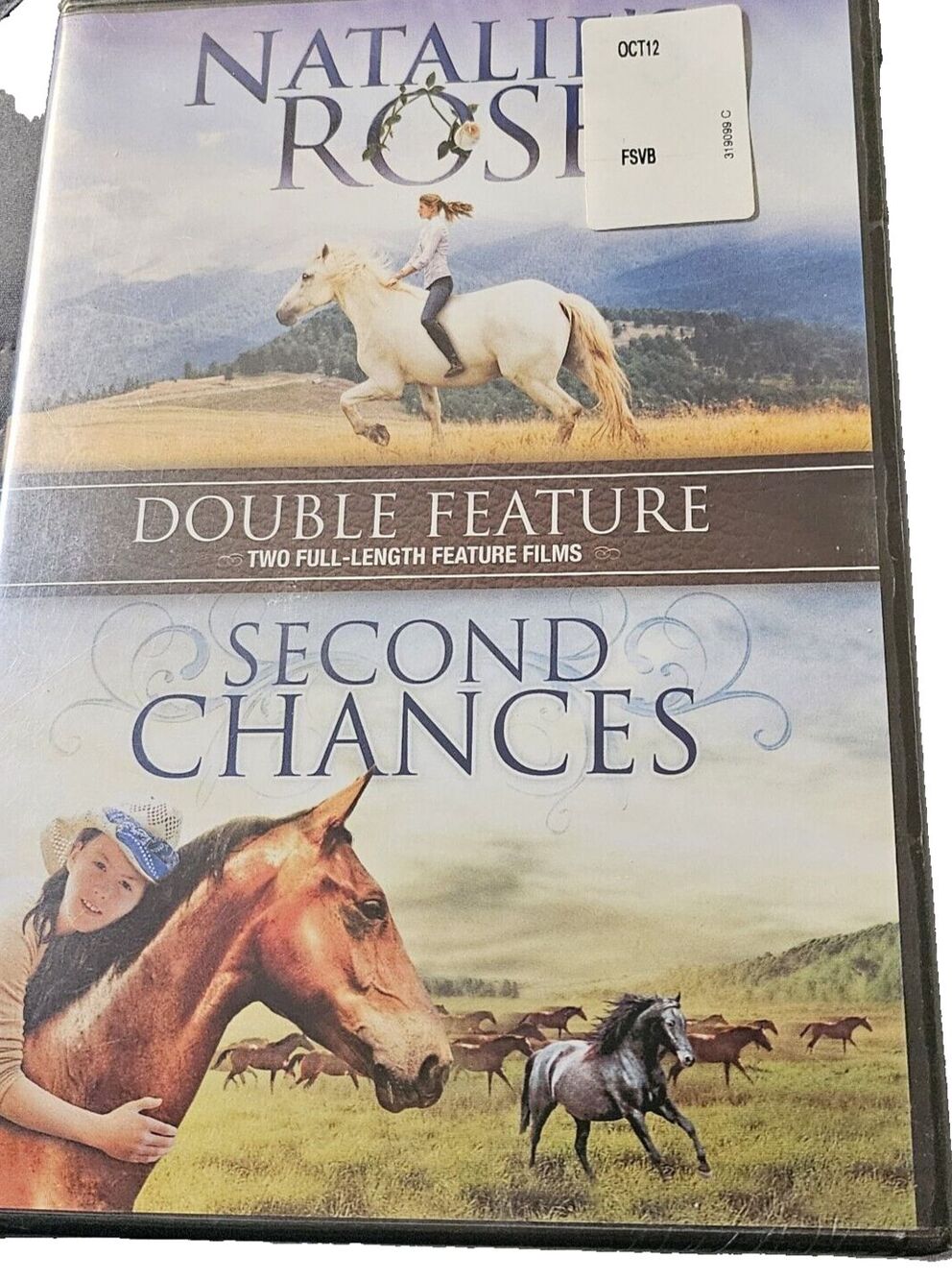 Double Feature Natalie's Rose / Second Chances DVD Horse Lovers Gift Family NEW